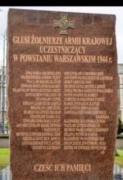PL: Monument for Deaf Insurgents