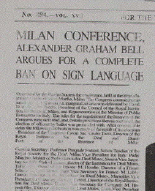 1880: the Milan Conference