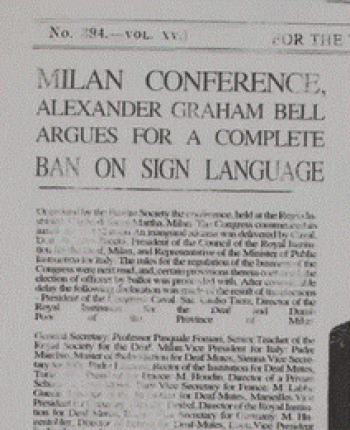 1880: the Milan Conference