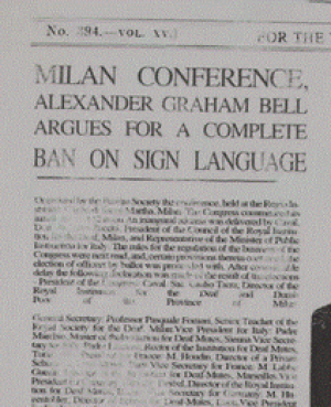 1880: the Milan Conference